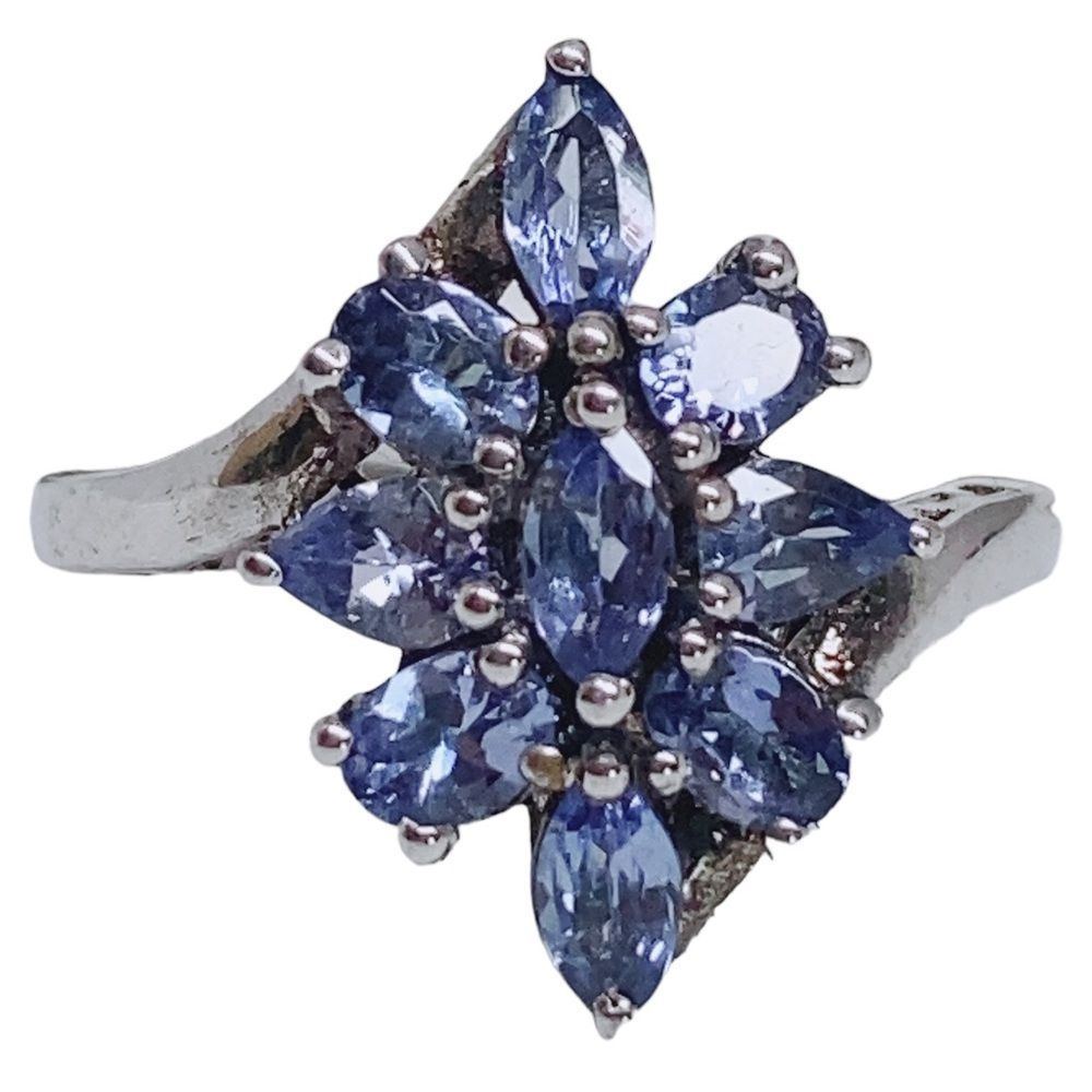 Sterling Silver 925 Lolite Ring Sz 5.75